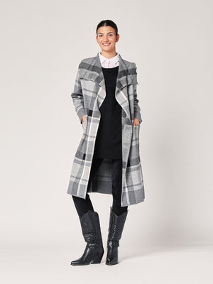 Cardigan a quadretti