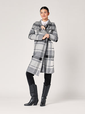 Cardigan a quadretti