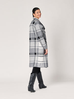 Cardigan a quadretti
