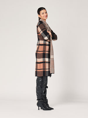 Cardigan a quadretti