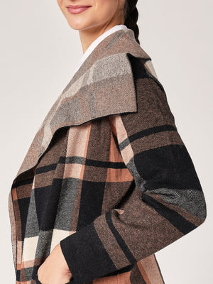 Cardigan a quadretti