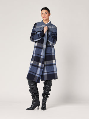 Cardigan a quadretti