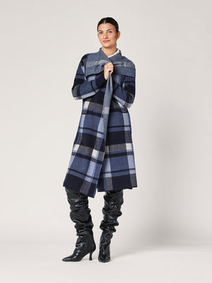 Cardigan a quadretti