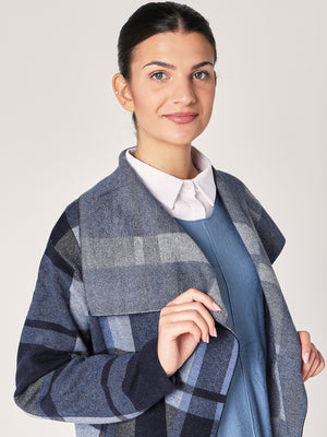 Cardigan a quadretti