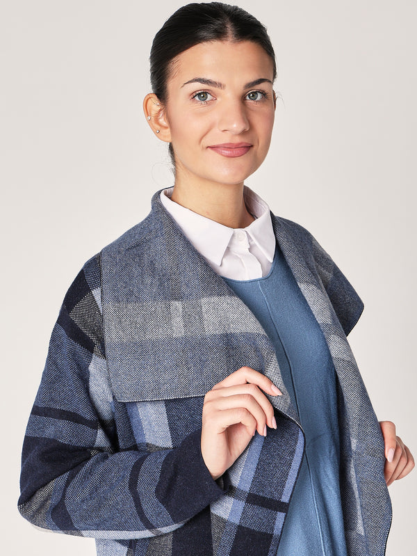 Cardigan a quadretti