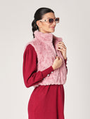 Gilet pelliccia corto