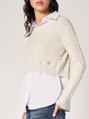 Maglia con camicia