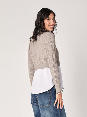 Maglia con camicia