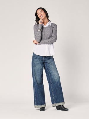 Maglia con camicia