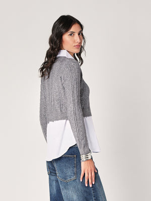 Maglia con camicia