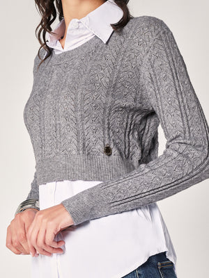 Maglia con camicia