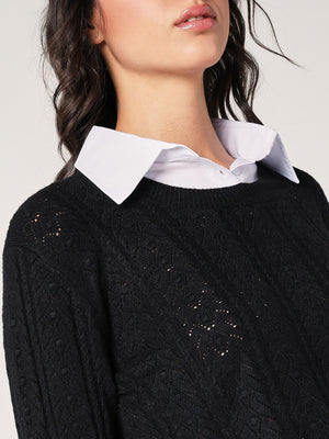 Maglia con camicia