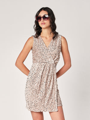 Abito velluto con paillettes