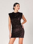Abito velluto con paillettes