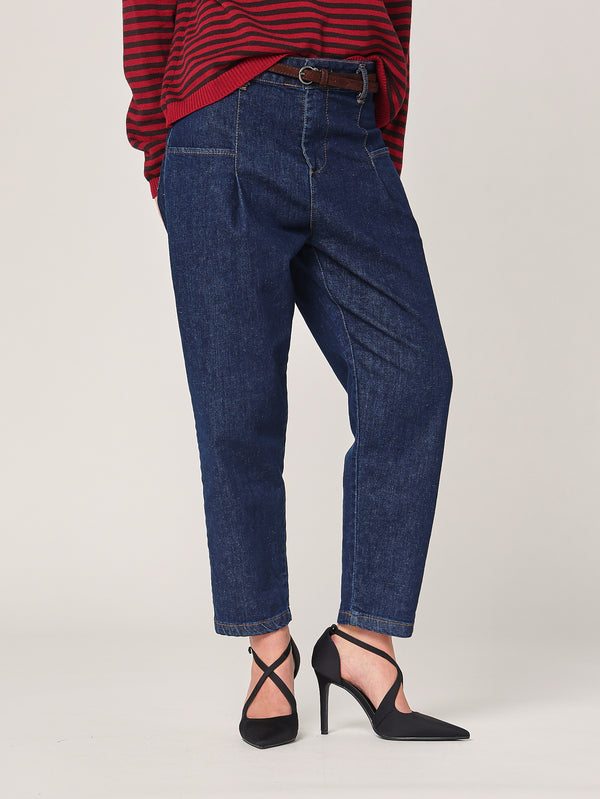 Pantalone jeans gamba larga