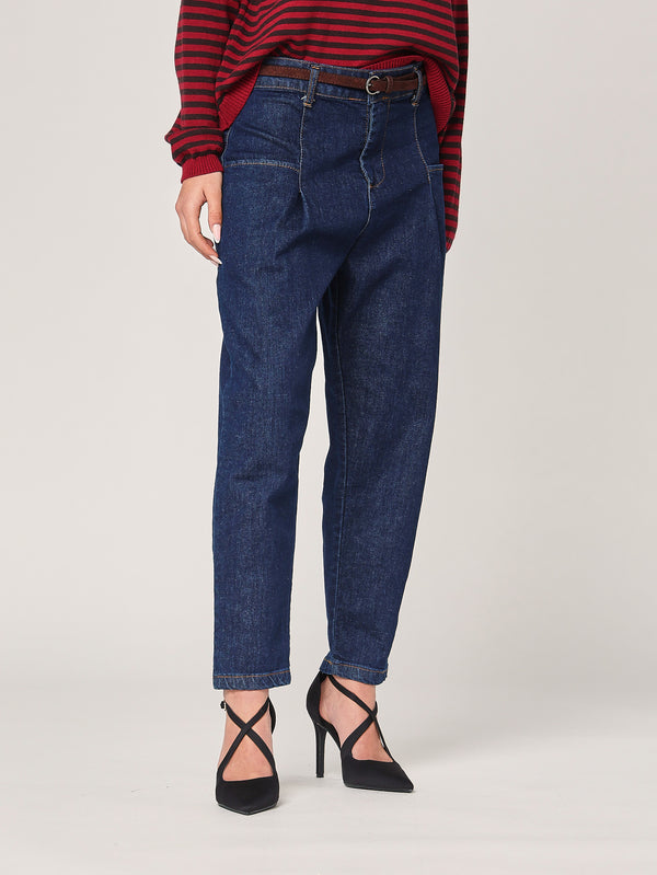 Pantalone jeans gamba larga