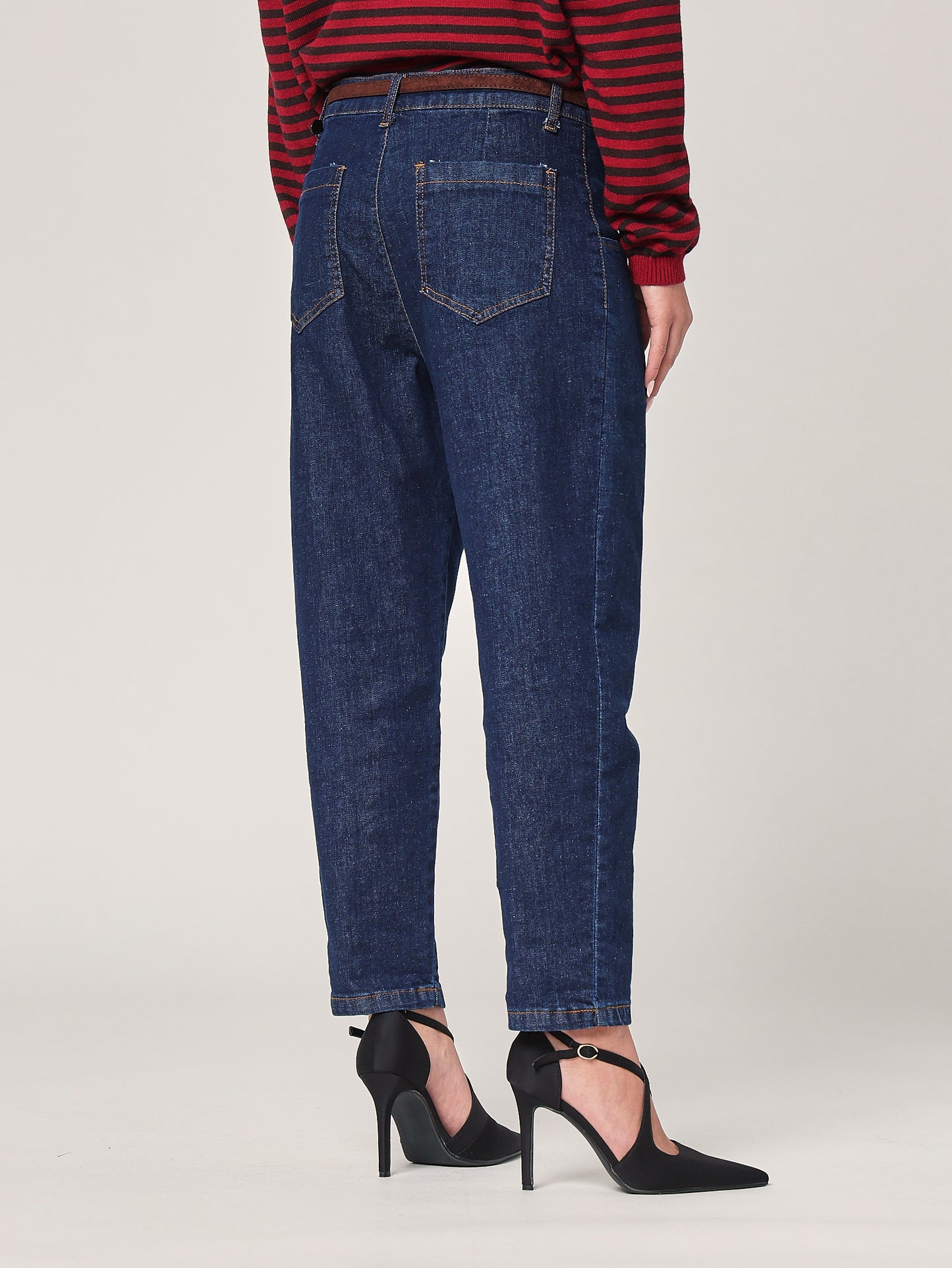 Pantalone jeans gamba larga