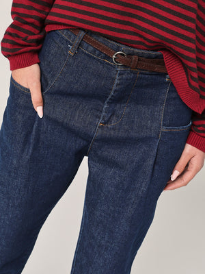 Pantalone jeans gamba larga