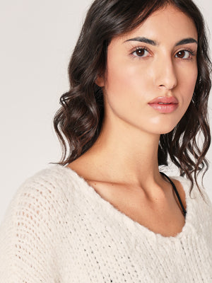 Maglione collo V