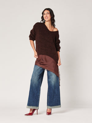 Maglione collo V