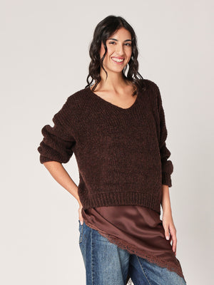 Maglione collo V
