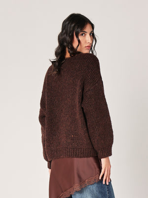 Maglione collo V