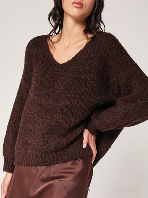 Maglione collo V
