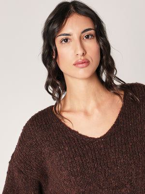 Maglione collo V