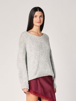 Maglione collo V