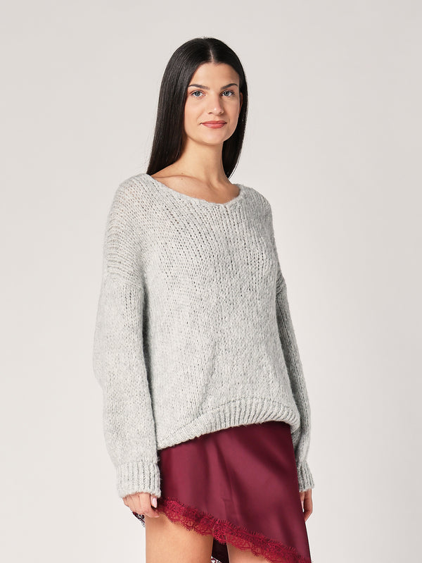 Maglione collo V
