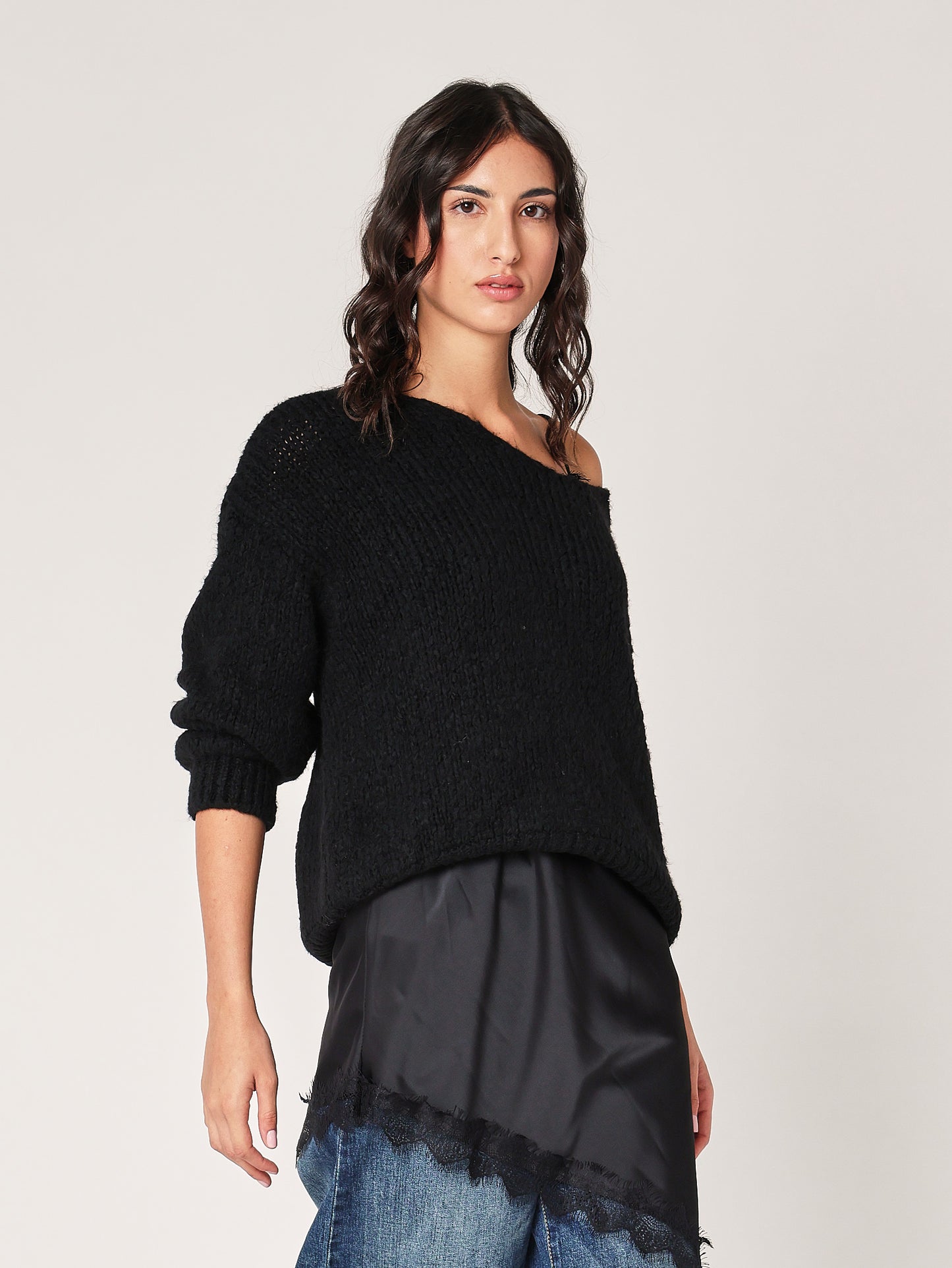 Pullover mit V-Ausschnitt
