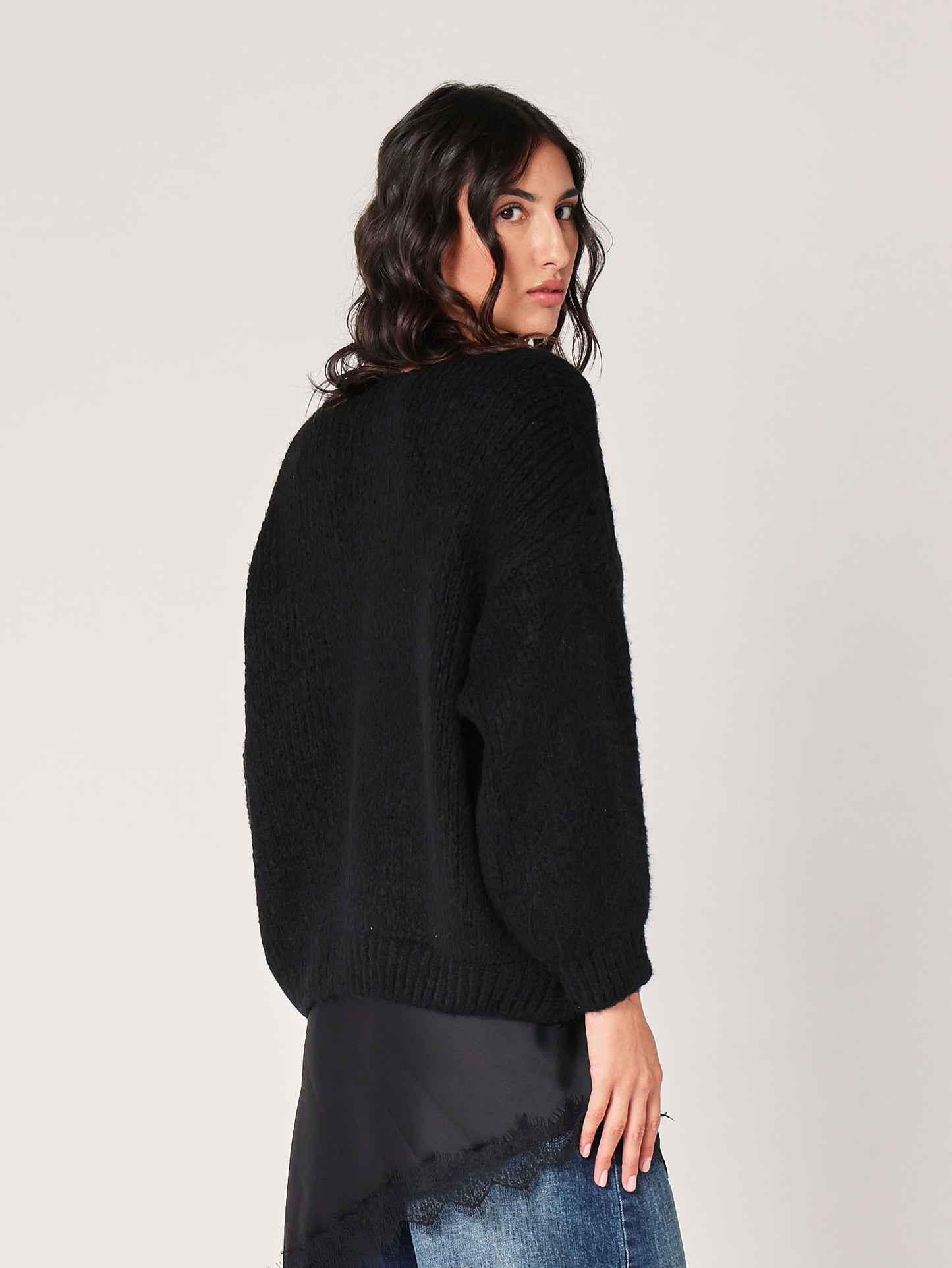Pullover mit V-Ausschnitt