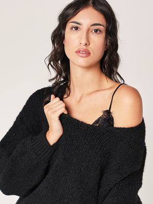 Maglione collo V