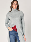 Maglia lunga con spacco
