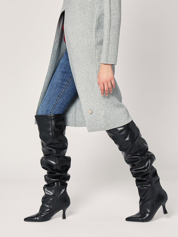 Maglia lunga con spacco