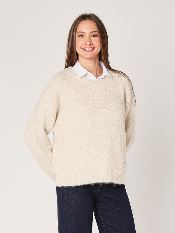 Maglia con paillettes