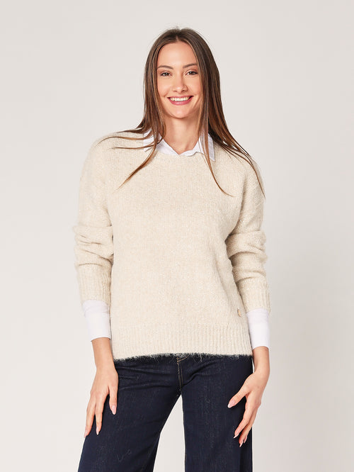 Maglia con paillettes