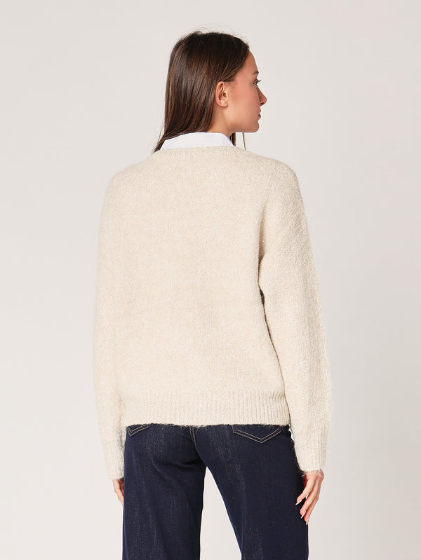Maglia con paillettes