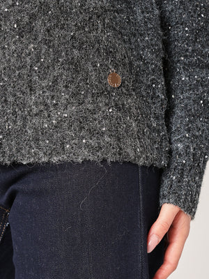 Maglia con paillettes