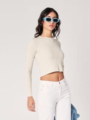 Maglia con trecce