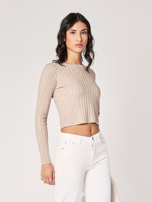 Maglia con trecce