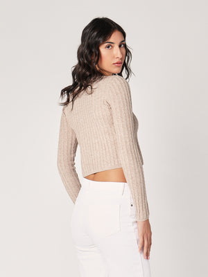 Maglia con trecce