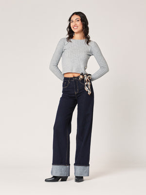 Maglia con trecce