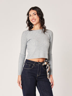 Maglia con trecce