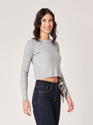 Maglia con trecce