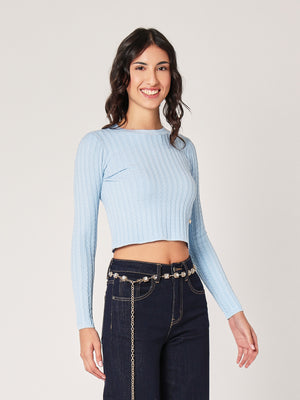 Maglia con trecce
