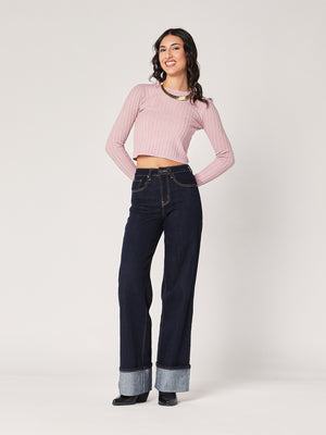 Maglia con trecce