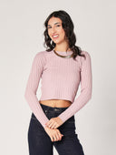 Maglia con trecce