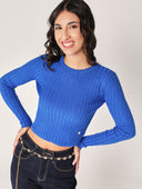 Maglia con trecce