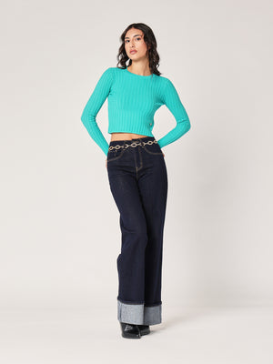 Maglia con trecce